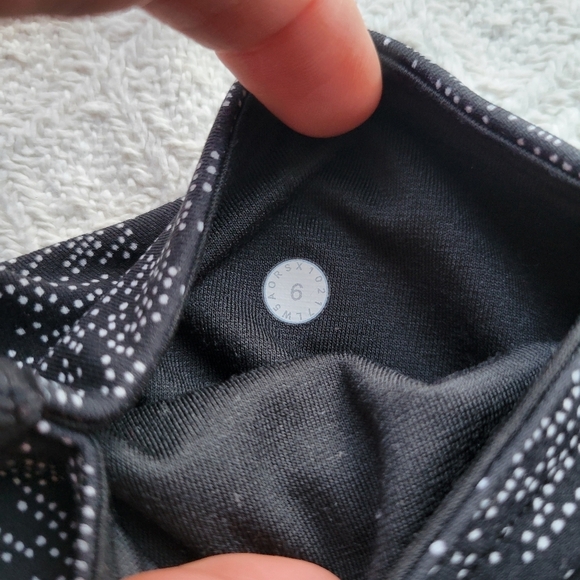 Lululemon Train Times Athletic Mesh Performance Gym Leggings 7/8 Pant (25" ) - Picture 8 of 11